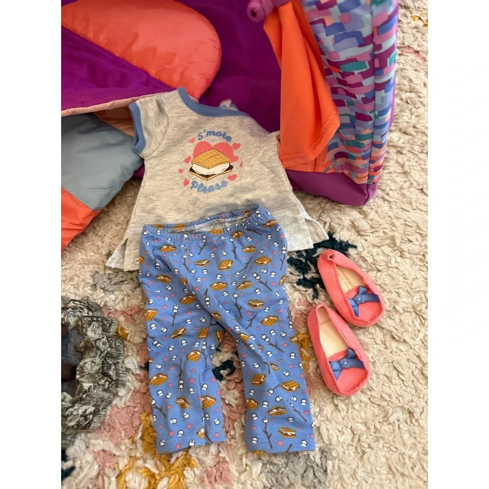 American Girl S'more Fun Camping Set & Pajamas Set